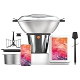 Taurus Mycook Next - Robot de Cocina con wifi, pantalla XXL, cocina por voz, inducción, cocción lenta o alta temperatura, sous-vide, 30 funciones, 2000W, jarra 3.75L, app mycook + accesorios