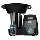 Cecotec Robot de Cocina Multifunción Mambo 10070. 1700 W, APP, Cuchara MamboMix, 30 Funciones, Báscula incorporada, Jarra de Acero Inoxidable de 3,3 L, Apta para lavavajillas