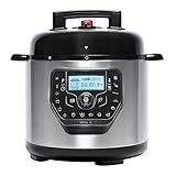 Cecotec Olla Programable GM Modelo H Deluxe. Programable 24 horas, Capacidad 6 litros,Sistema de cocción inteligente, Función báscula,Temperatura ajustable, Presión ajustable